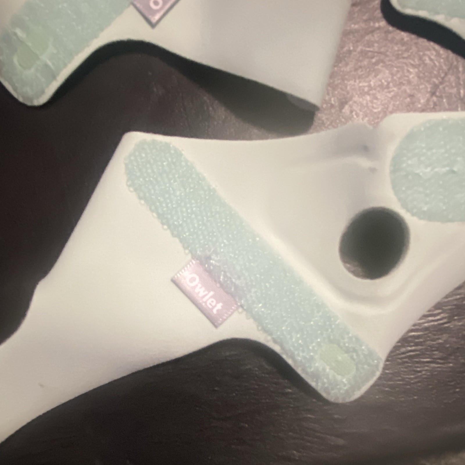 Owlet Adjustable Brace/Splint Set, Hook & Loop Straps, White/Green