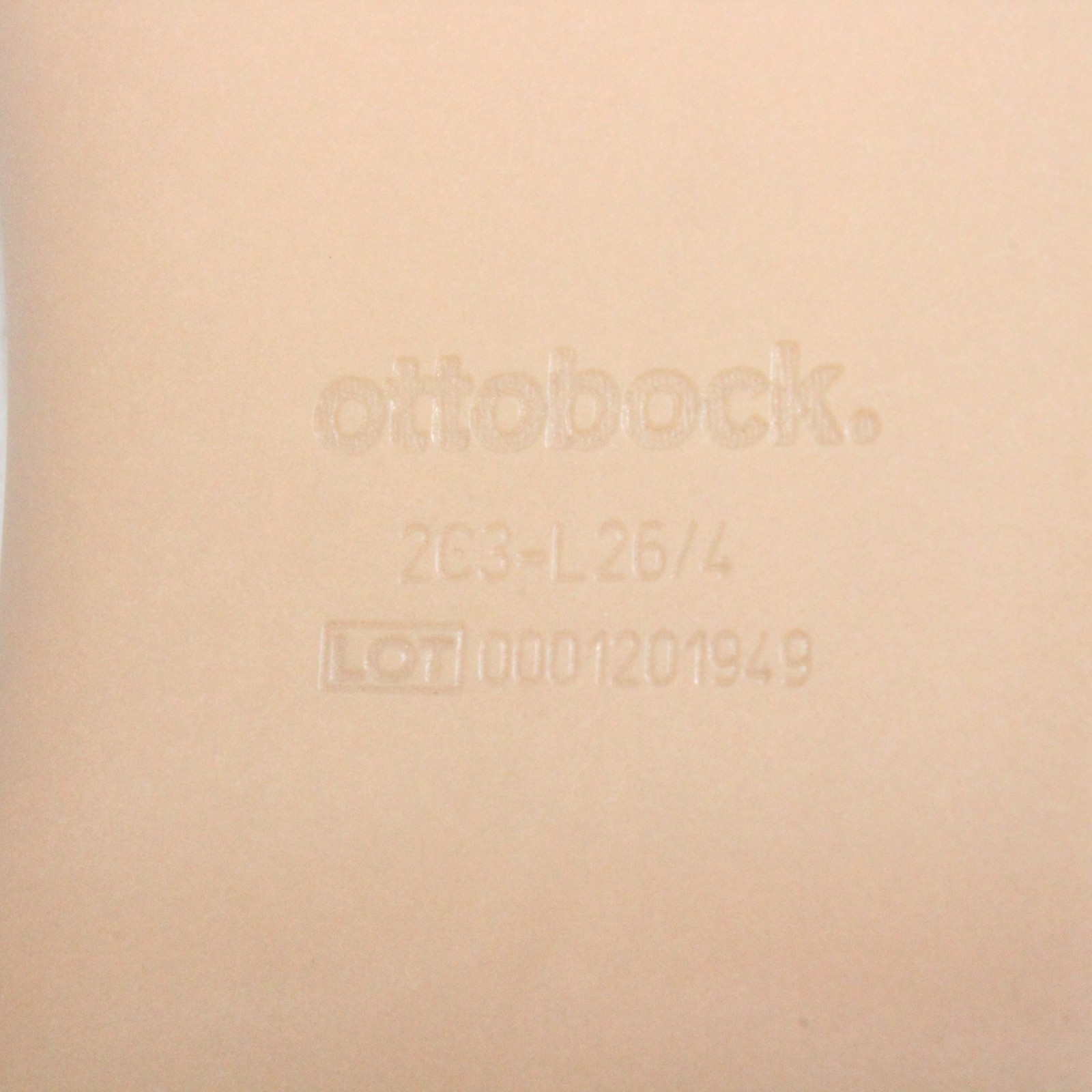 Ottobock Trias Prosthetics Foot Shell w/ Collar 2C3-L26/4~ Sz 26 LEFT Beige