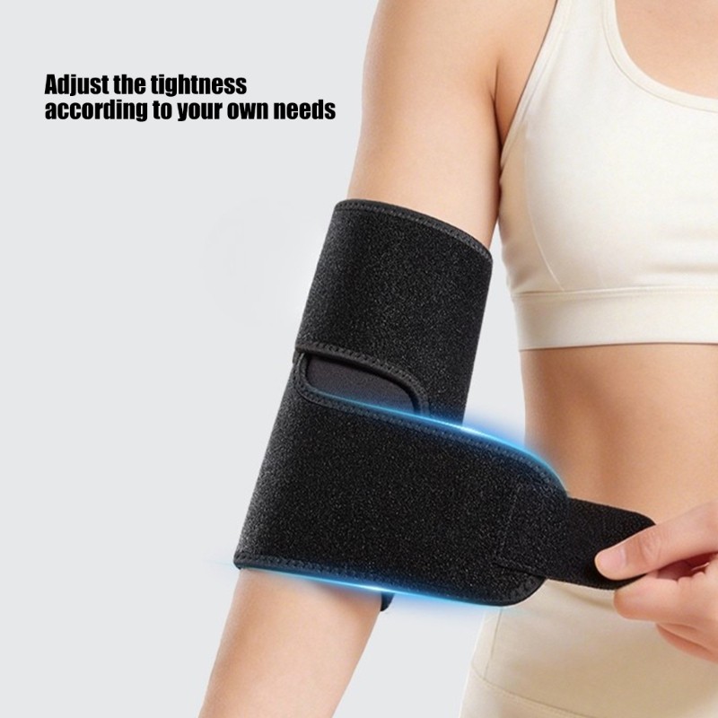Advanced Double Strap Elbow Protector Sleeves For Optimalef Joint Stability
