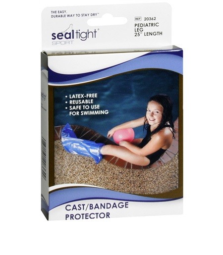 Seal-Tight SPORT PEDIATRIC LEG Cast Cover Waterproof Protector Swimming 20362