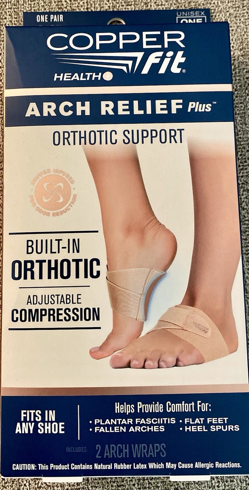 Copper Fit Health + Arch Relief Plus Orthotic Support One Size