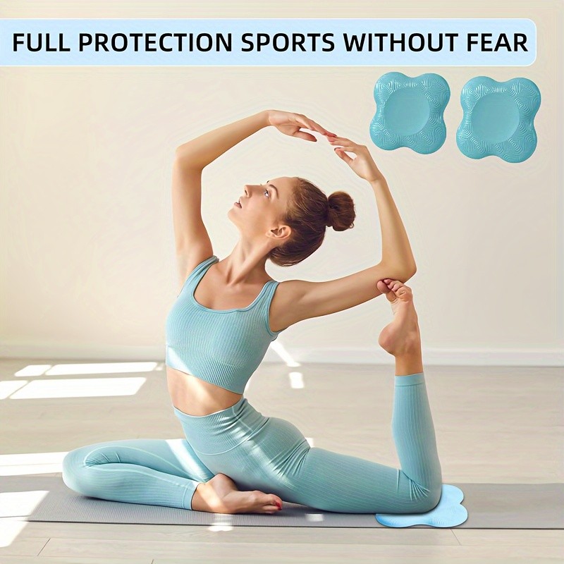 Cushioned Comfortable Non-slip Lightweight Portable Washable 2pcs Yoga Knee Pads