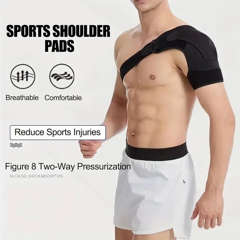 Shoulder Brace Support Compression Sleeve Torn Rotator Cuff Relief AC Joint Pain