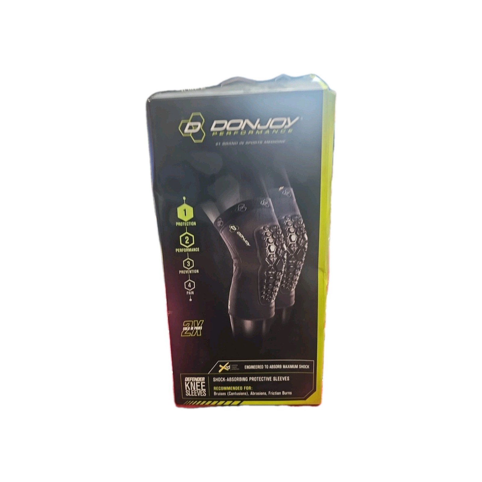 DonJoy Performance Defender Compression Support Knee Pads (Pair) Small SIZE