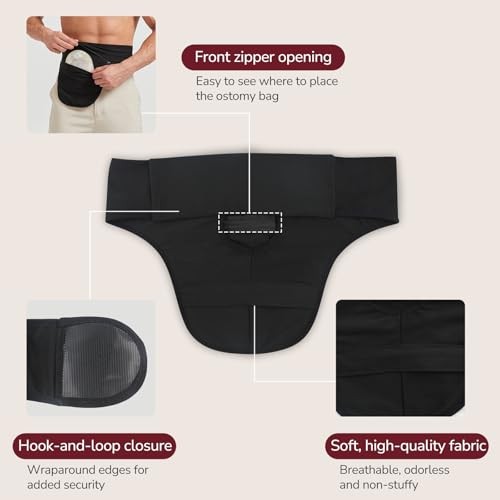 Ostomy Belt foren Women, Ostomy Bag Cover for Keeping Ostomy Bag in Place, M