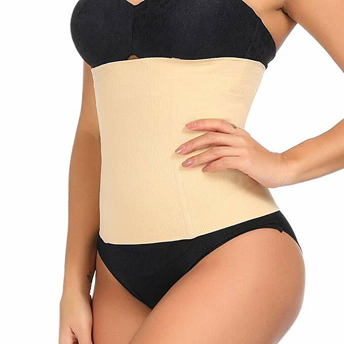 Womens High Waist Body Shaper Postpartum Belly Recovery Girdle Tummy Tuck Belts