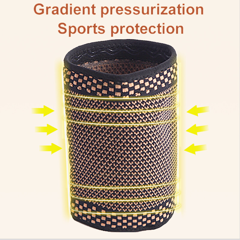 Copper Compression Thigh Hamstring Support Sleeve Brace Sport Upper Leg Pain US