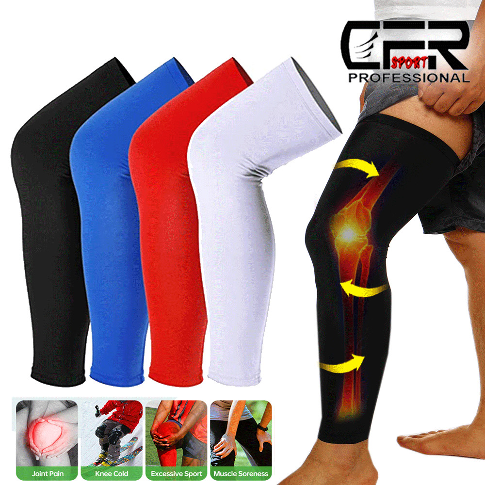 Men Women Calf Leg Support Varicose Veins Knee Compression Sleeve Socks Running
