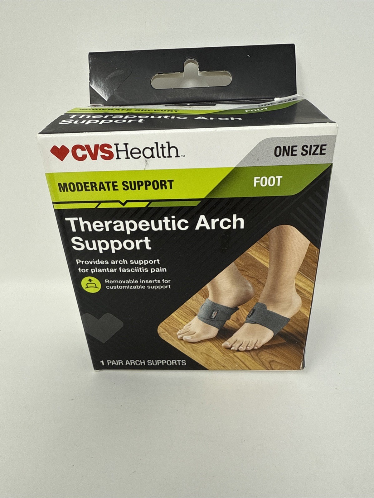 CVS Therapeutic Arch Support Moderate Support, 1 Pair – One Size