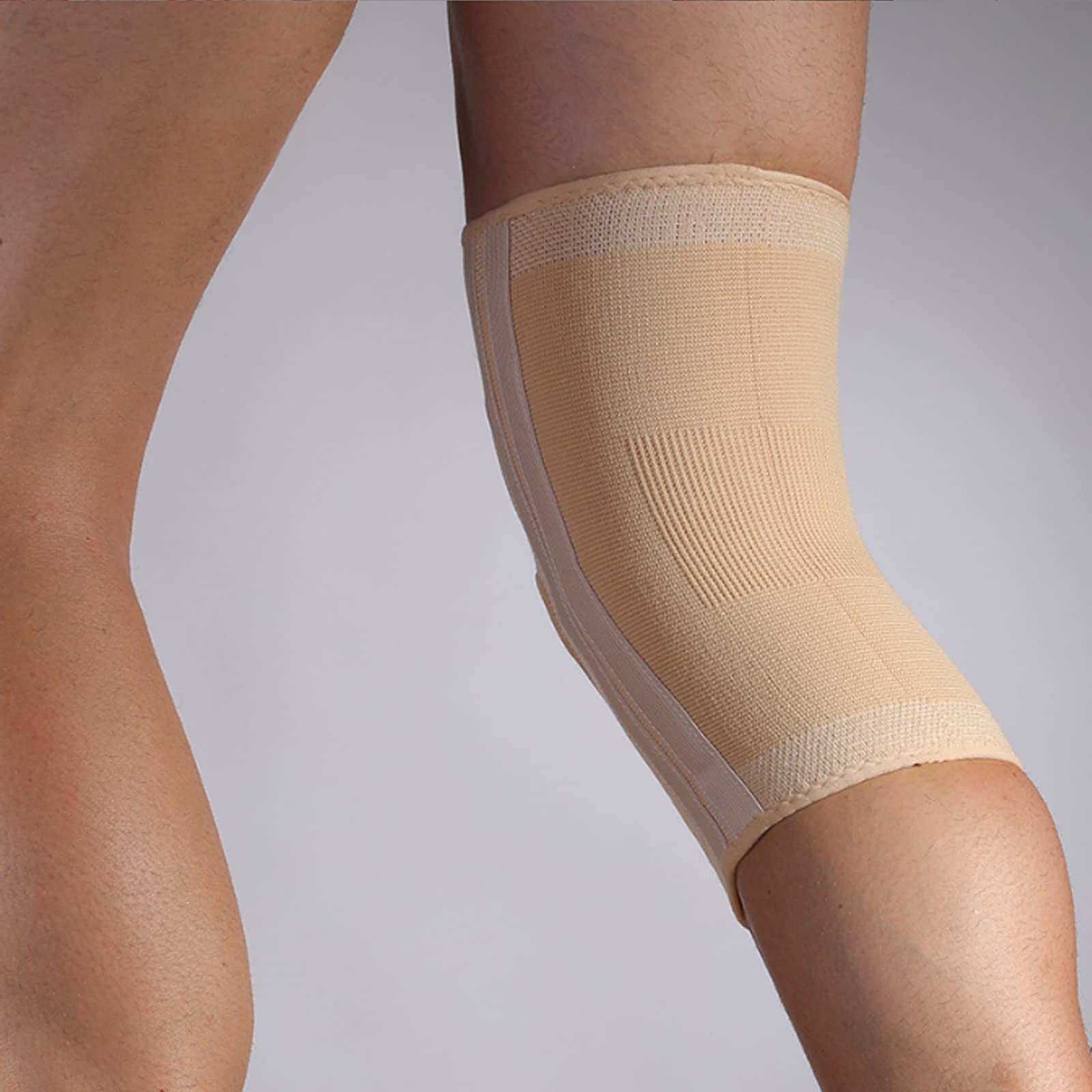 BingboPro Professional Knee Brace With Stabilizer For Men L/XL, Nude