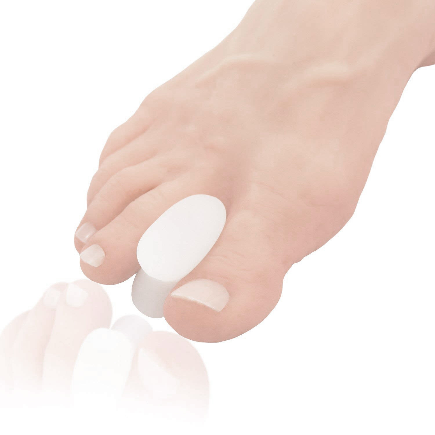 Optimum Relief Bunion Pads & Toe Spacers Soft Gel Separator Cushions 5 Pairs