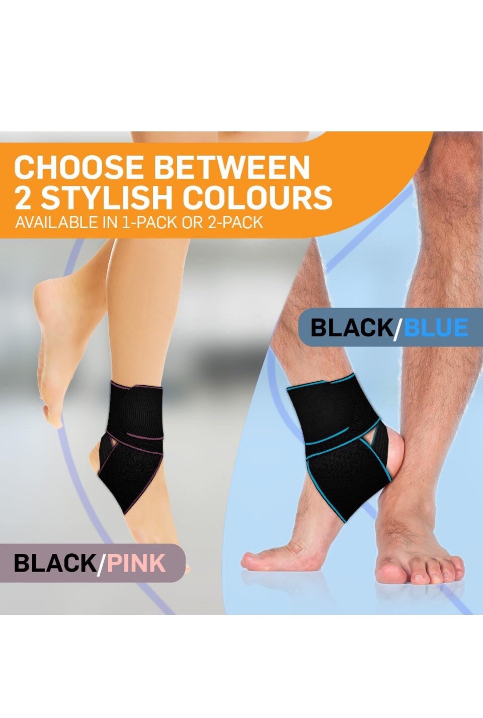 BracEasy Ankle Brace for Sprained Ankle Ankle Support for Women & Men – Ankle…