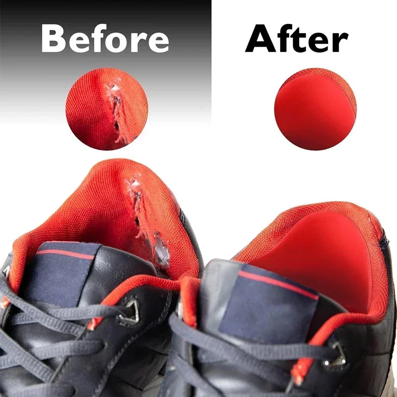 6Pcs Sports Shoes Repair Stickers Suede Heel Protector Anti-Wear Repair Holes Se