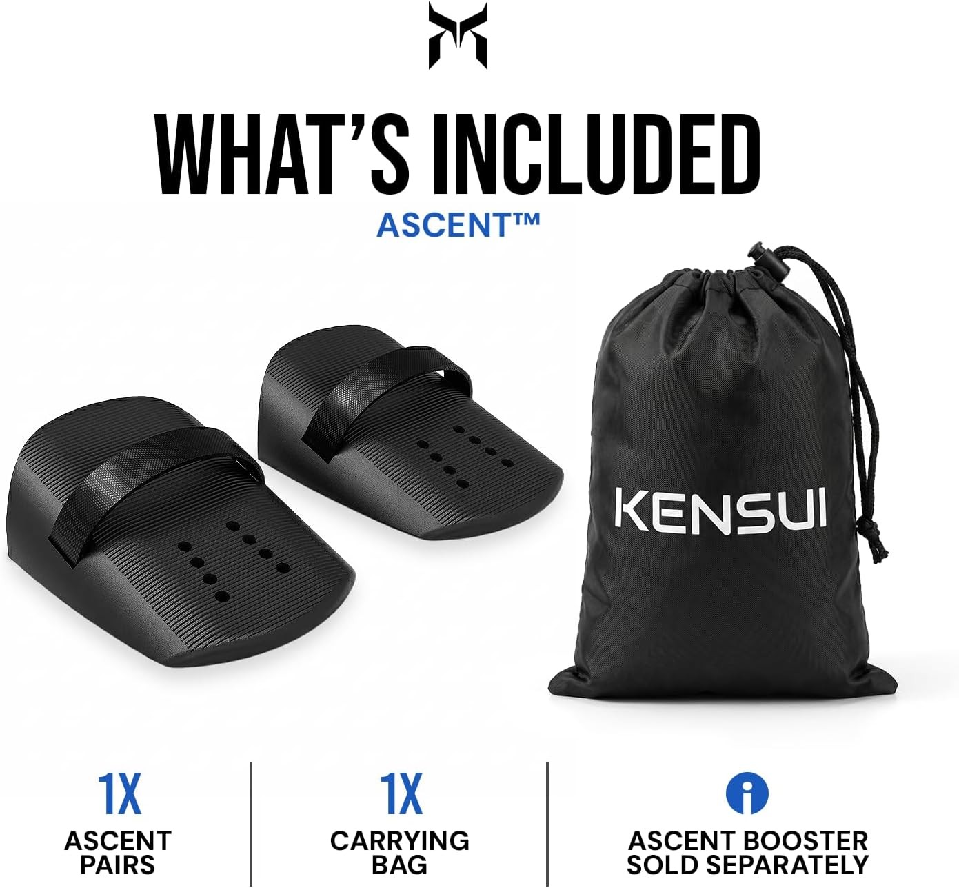 ASCENT – Push Up Wedges for Wrist Support & Heel Elevated Squats | 15° angled