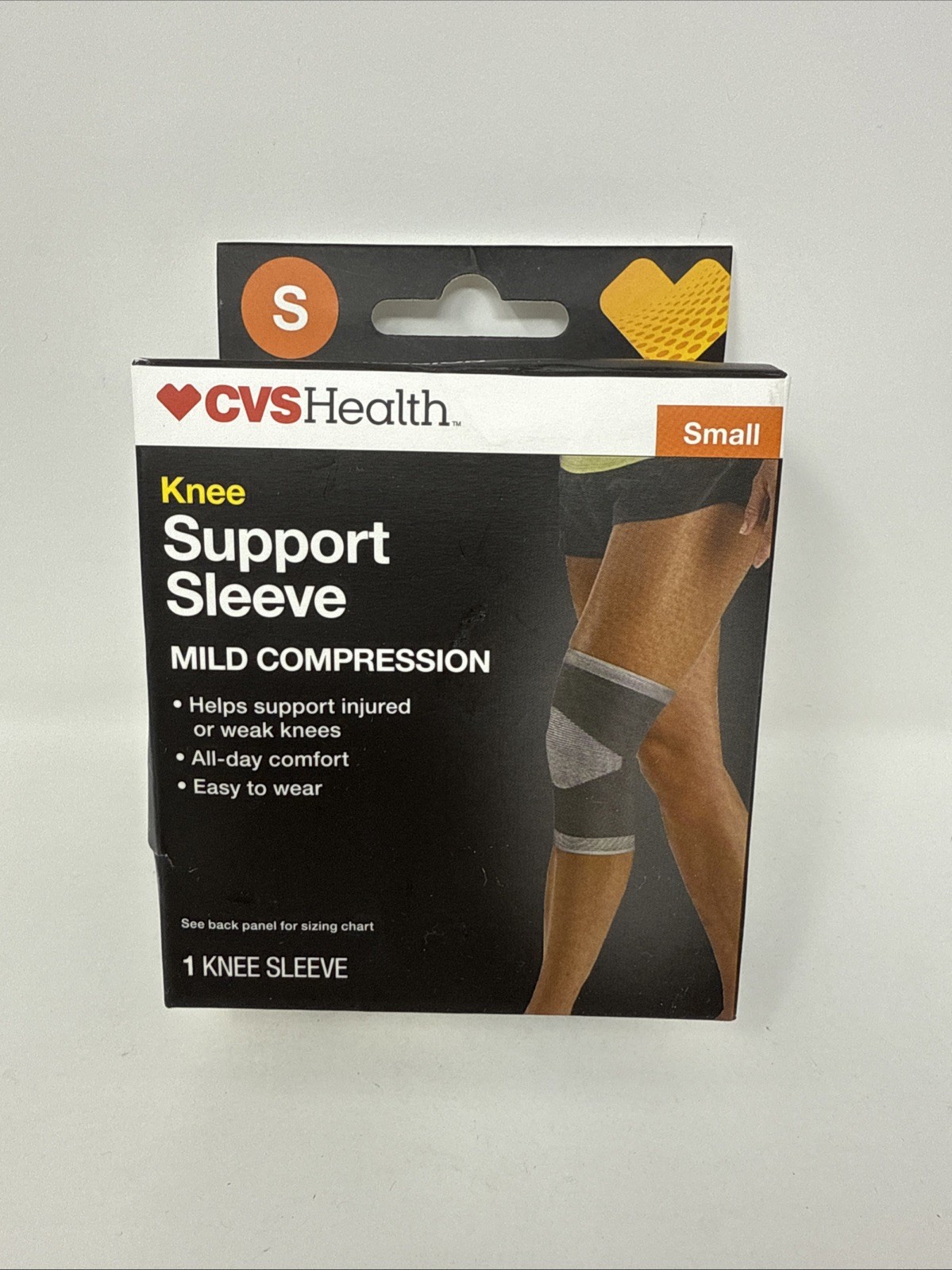 CVS Health Knee Support Sleeve – Mild Compression – Size Small