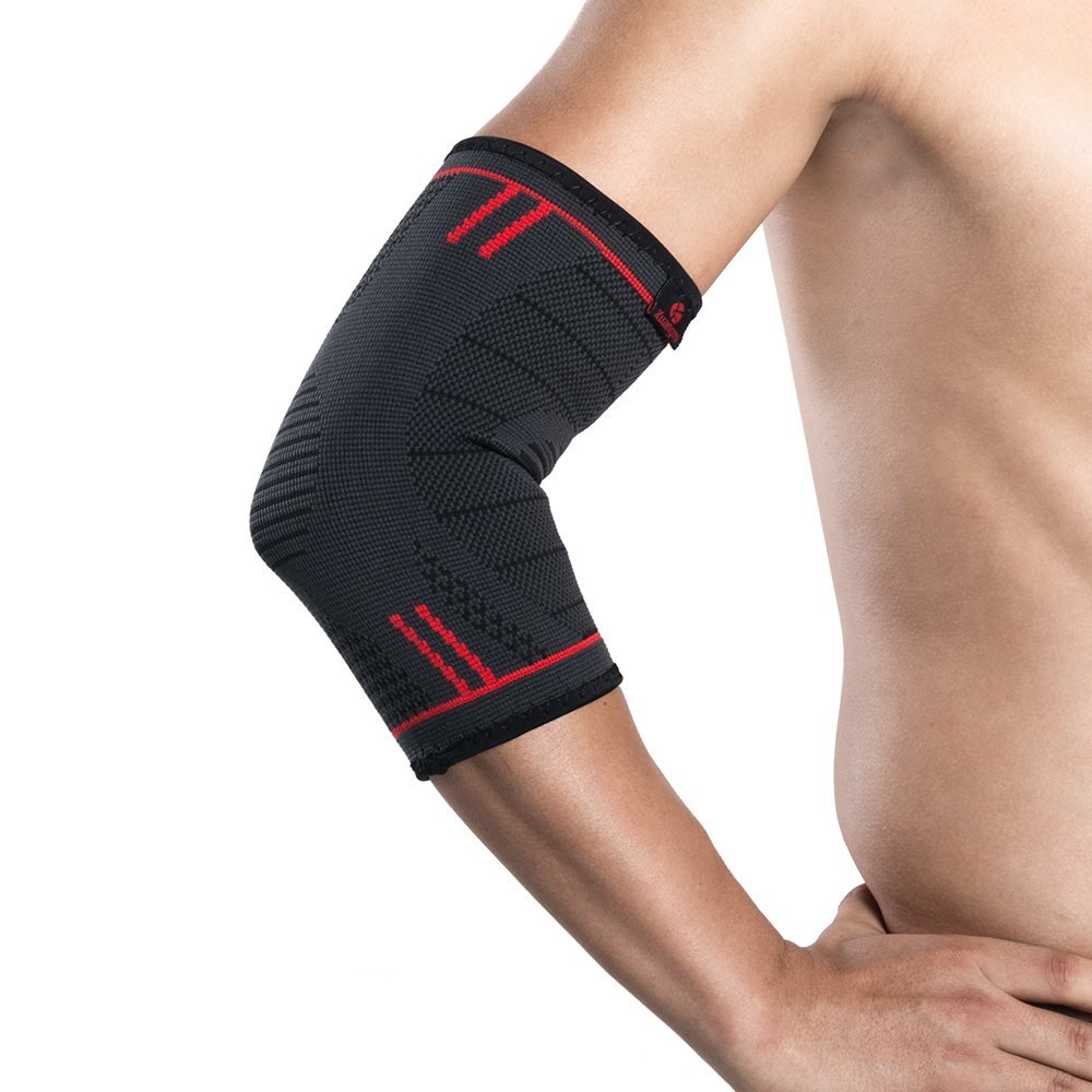 Kuangmi Elbow Compression Sleeve Brace Support Arm Protection Injury Relief