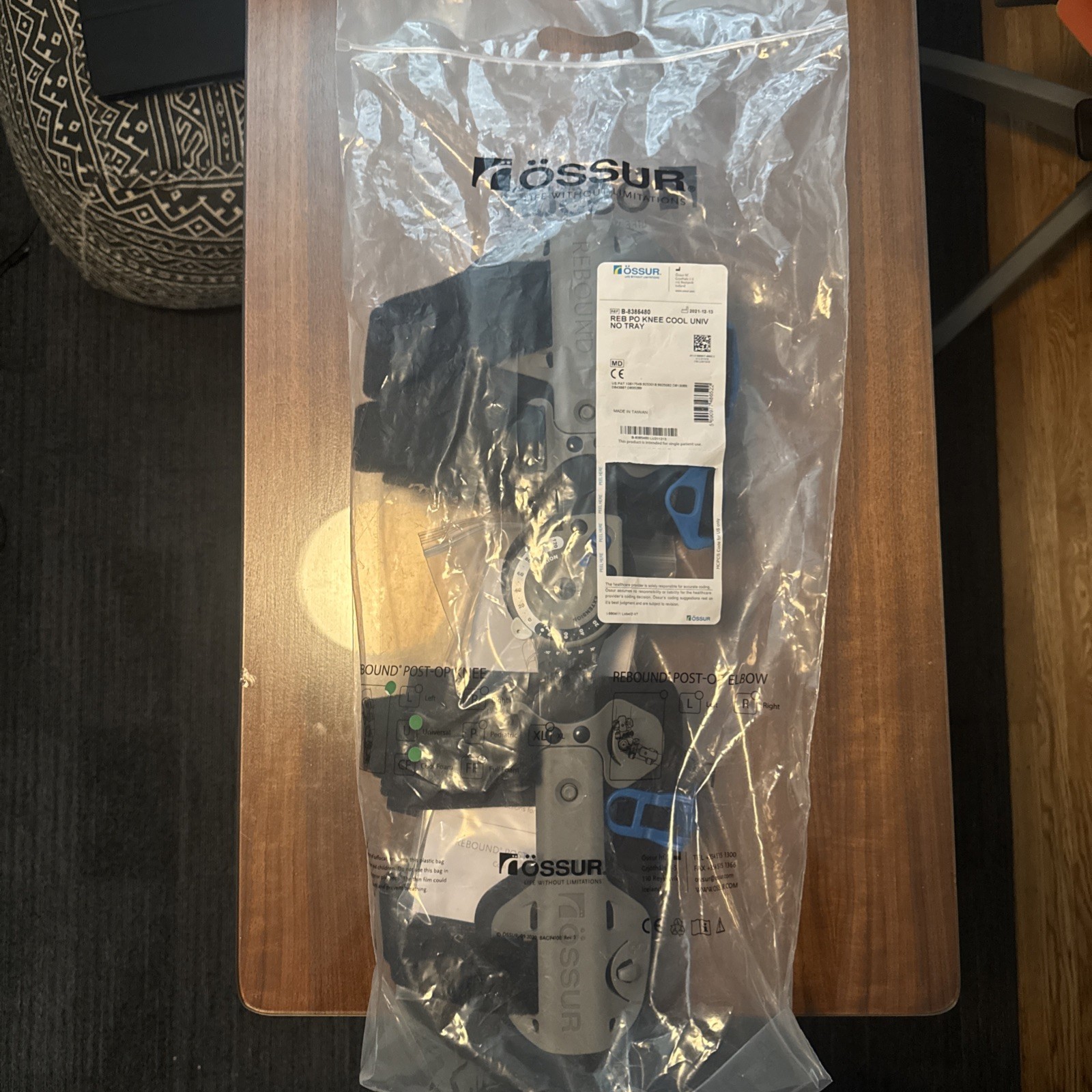 Ossur Rebound Post-Op Knee Brace for ACL Surgery Recovery L1832