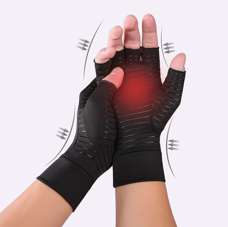 Copper Arthritis Compression Gloves Hand Pain Swelling Pain Relief Women Men