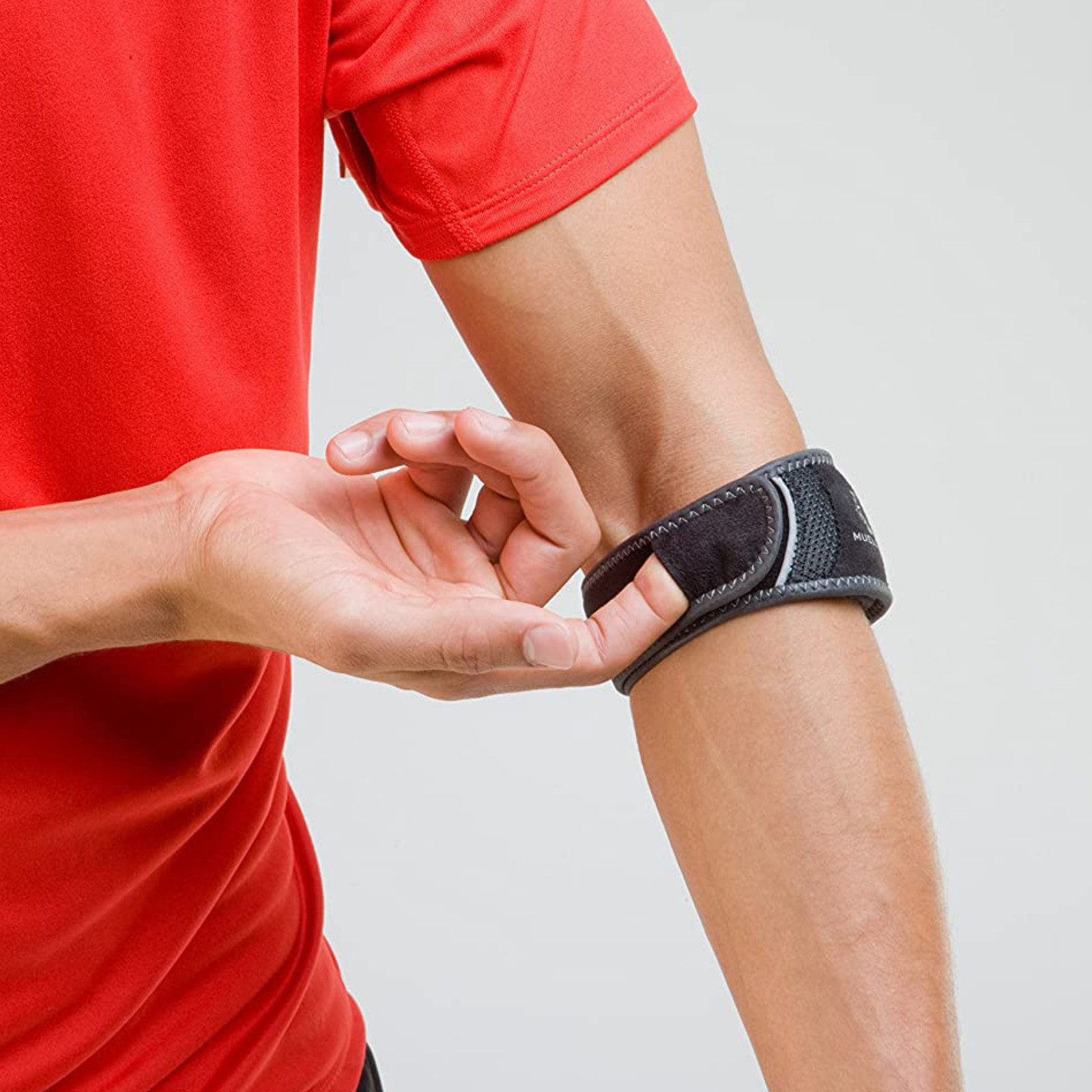 Mueller Hg80 Premium Tennis Elbow Support: SM-MD (Black)