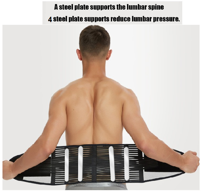 High Quality Adjustable Back waist Support lumbar belt for back pain relief