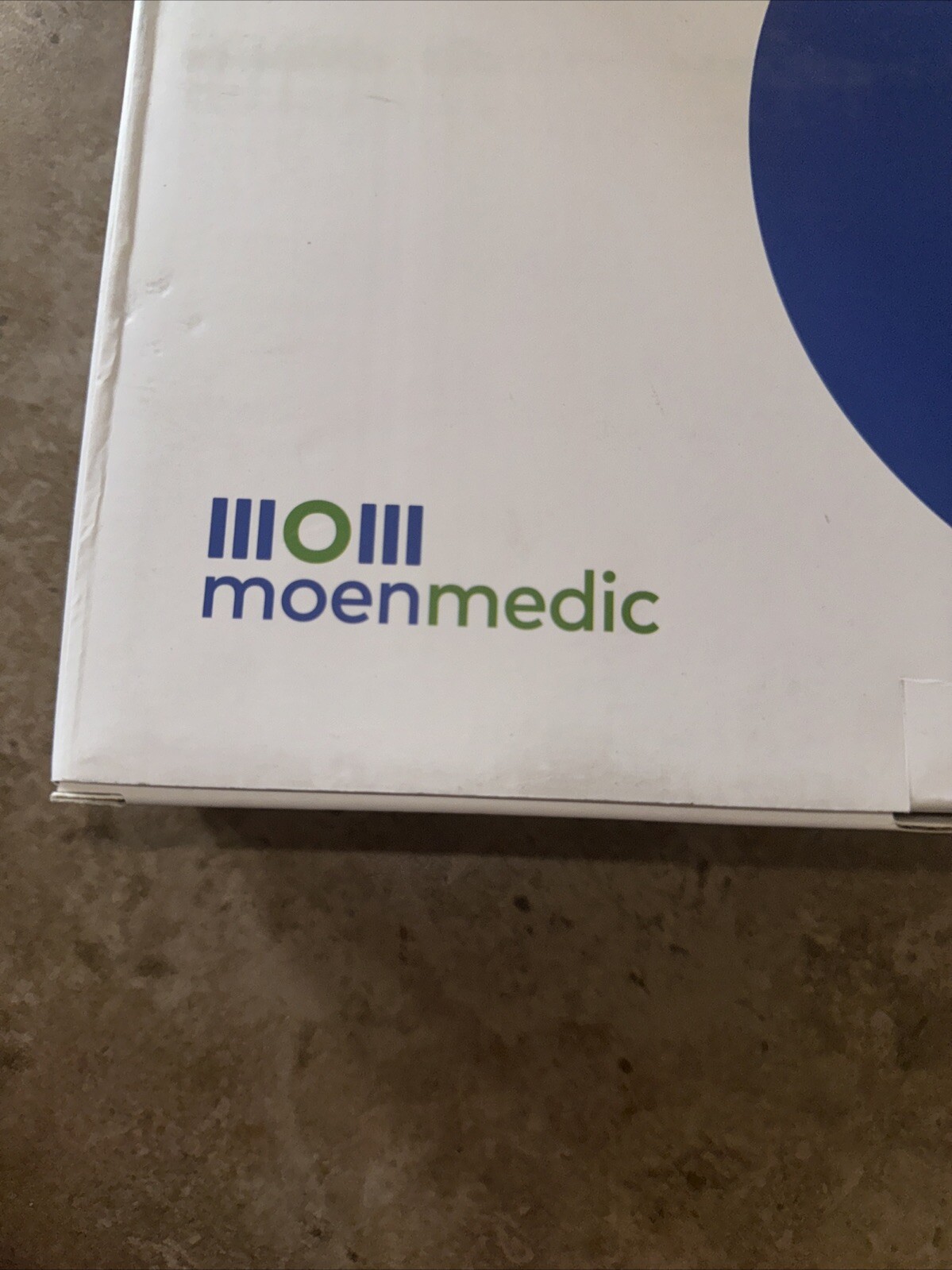 Moenmedic X-shaped Back Brace Lower Back Pain Relief Gray and Ink Blue Medium
