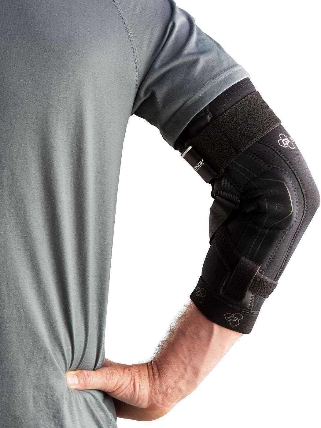 Hinged Elbow Brace II – Adjustable Support for Tommy John Injuries, X Large