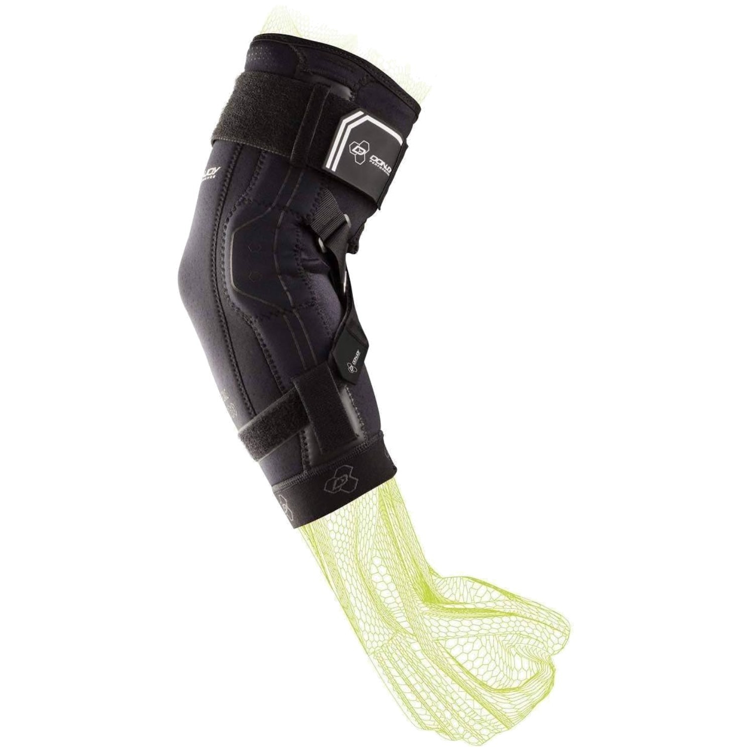 Adjustable Elbow Brace with Removable Polycentric Hinges