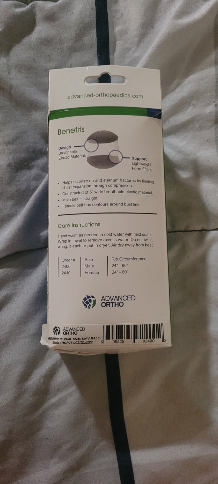 Rib Belt Support By Advanced Ortho