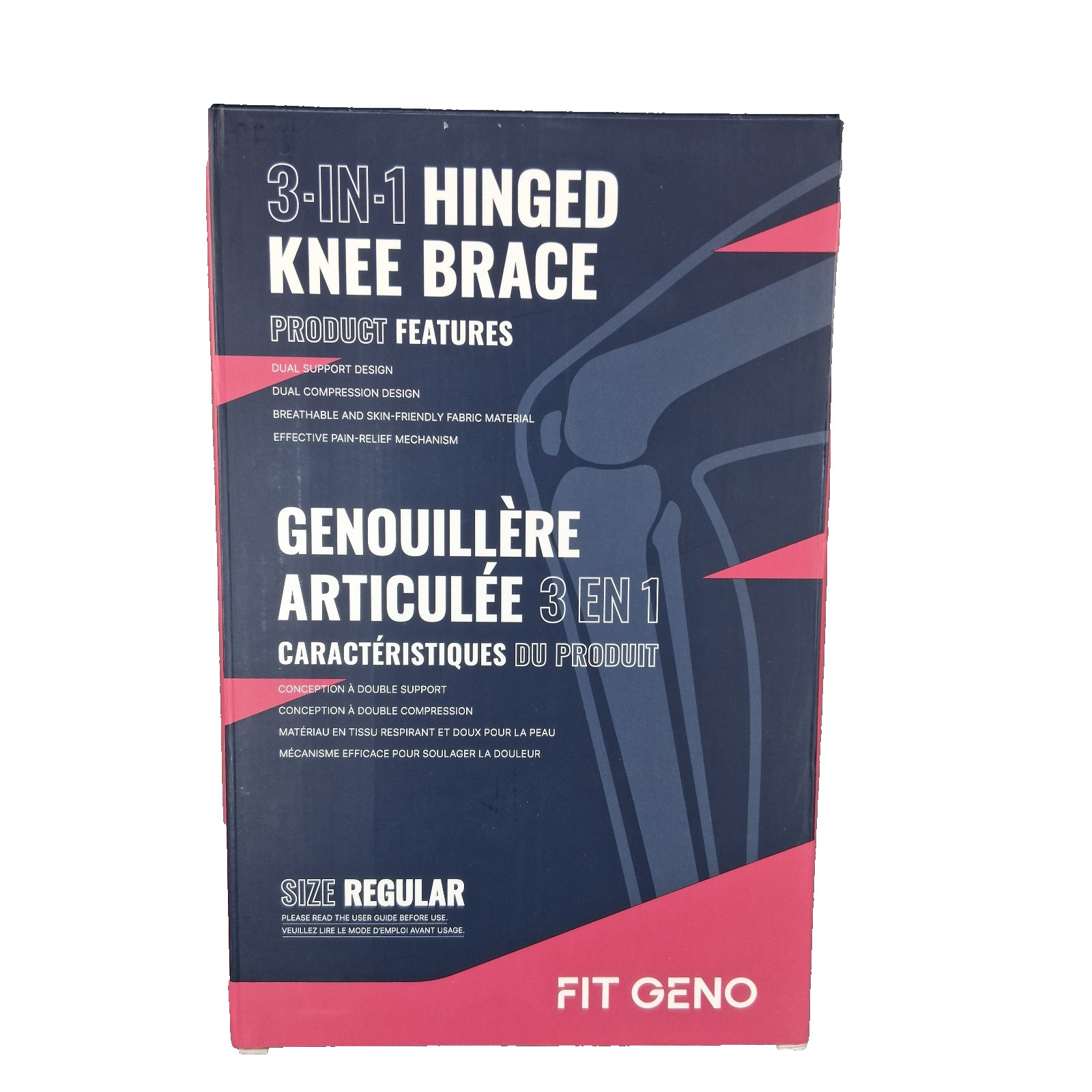 Fit Geno Hinged Knee Brace for Meniscus Tear: Adjustable Knee Support for Knee