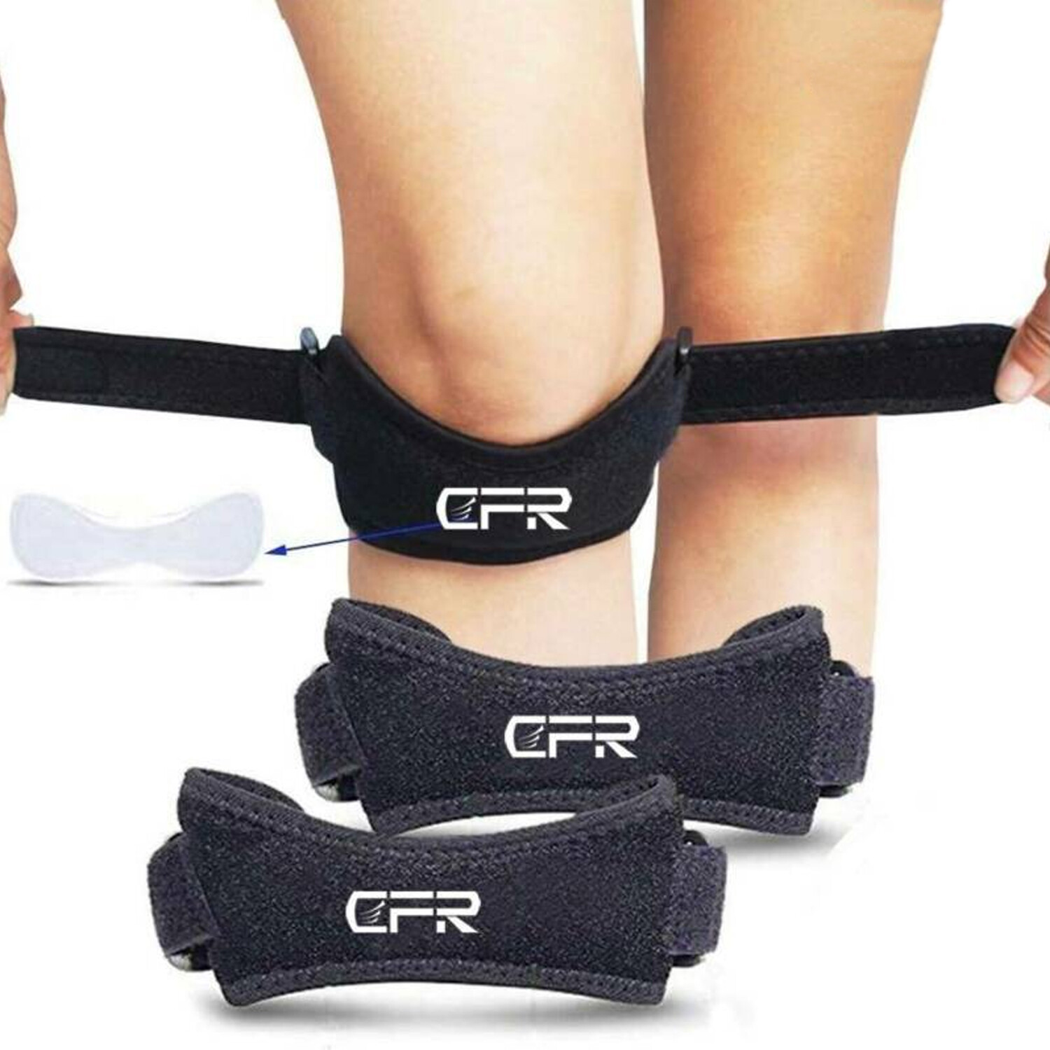Knee Patella Support Brace Strap Kneecap Leg Tendon Band Gym Running Tennis US