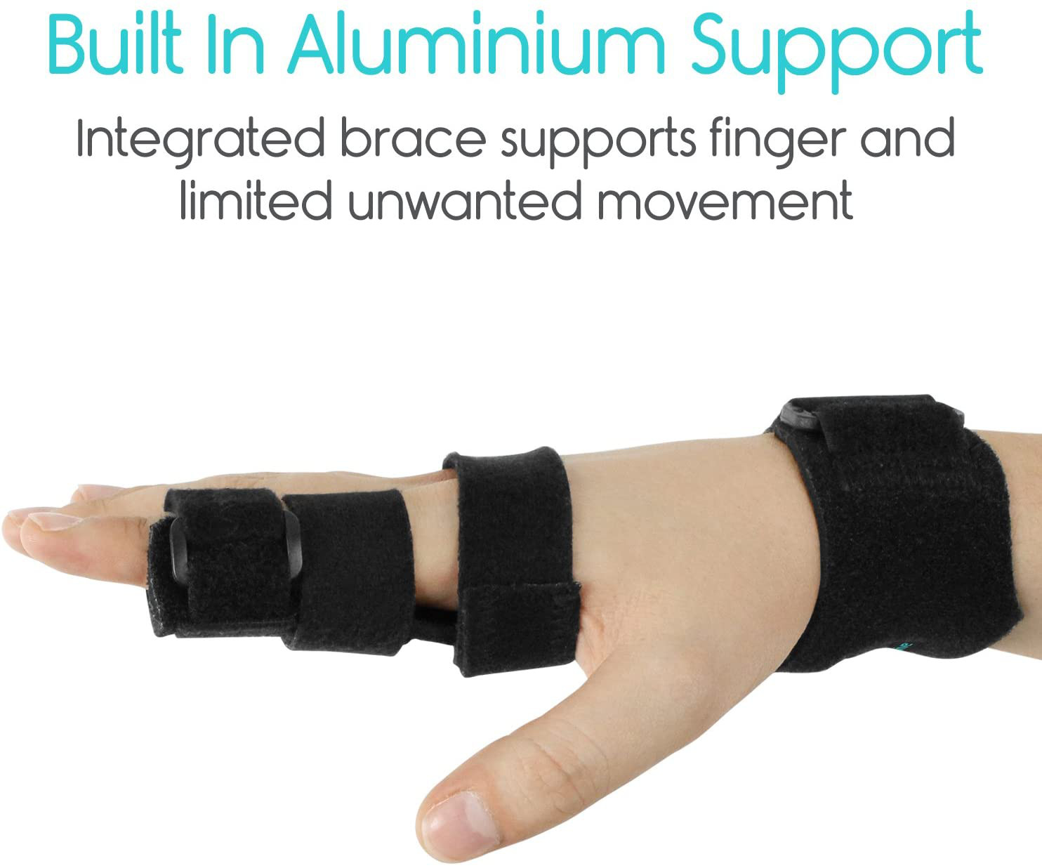 Vive Trigger Finger Splint – Full Hand and Wrist Brace Support – Adjustable Lock