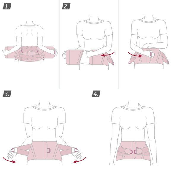 Actimove Deluxe Lumbar Sacral Support Rigid Panel, For Women