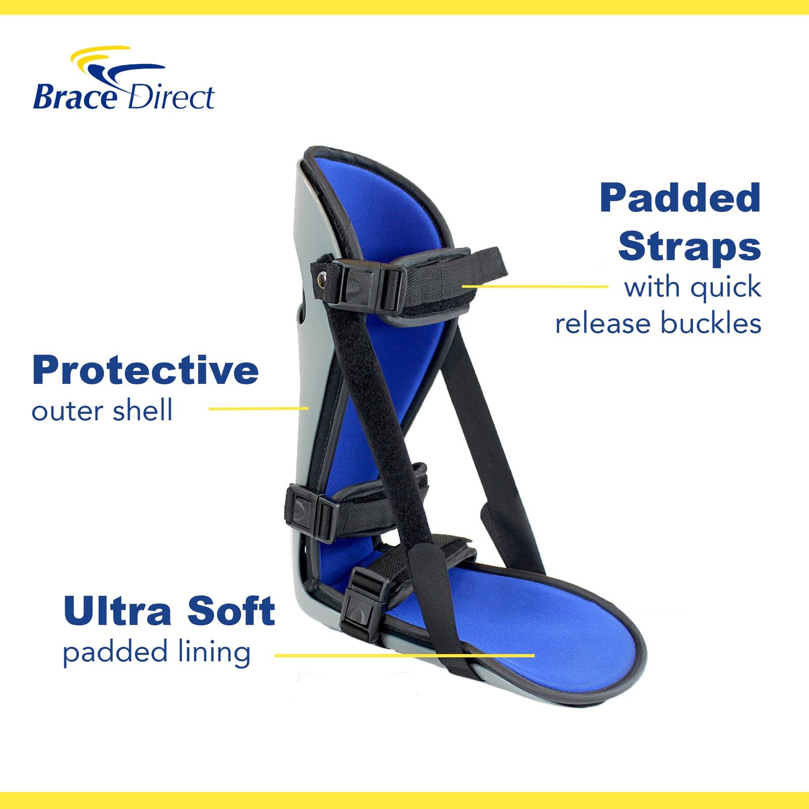 Brace Direct Plantar Fasciitis Posterior Night Splint – Rigid Orthopedic
