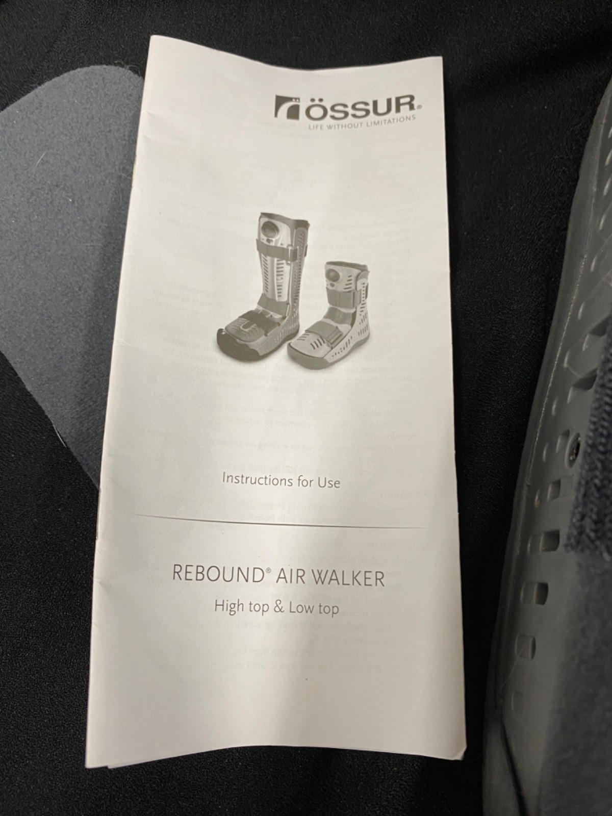 OSSUR Rebound Air Walker High Top Compression Walking Boot Ankle