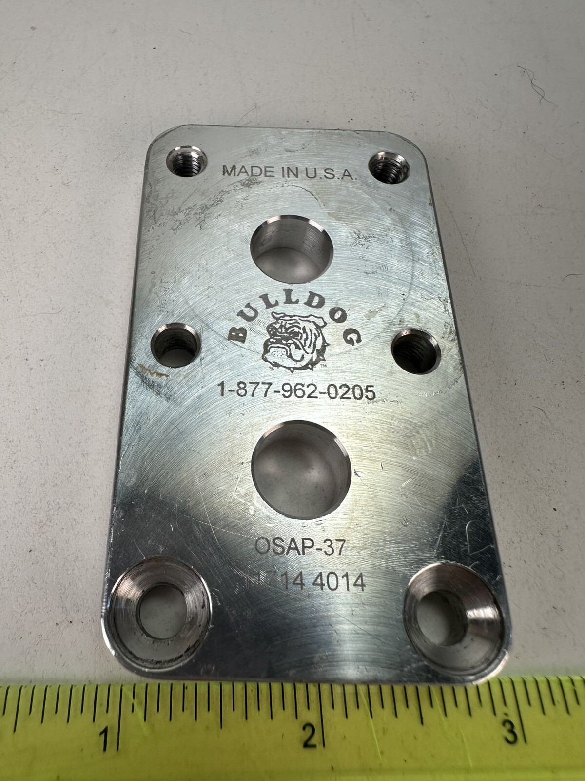 Bulldog OSAP-37 Offset Flexion Adapter Prosthetic Standard Bracket plate