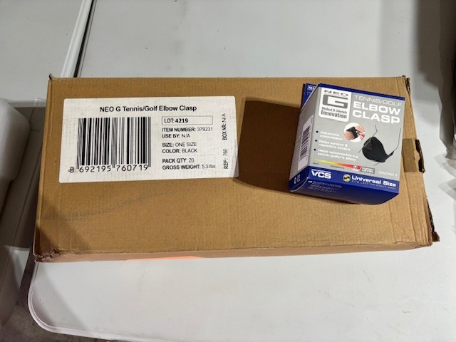 Wholesale Case of 20 NEO G Tennis/Golf Elbow Clasps