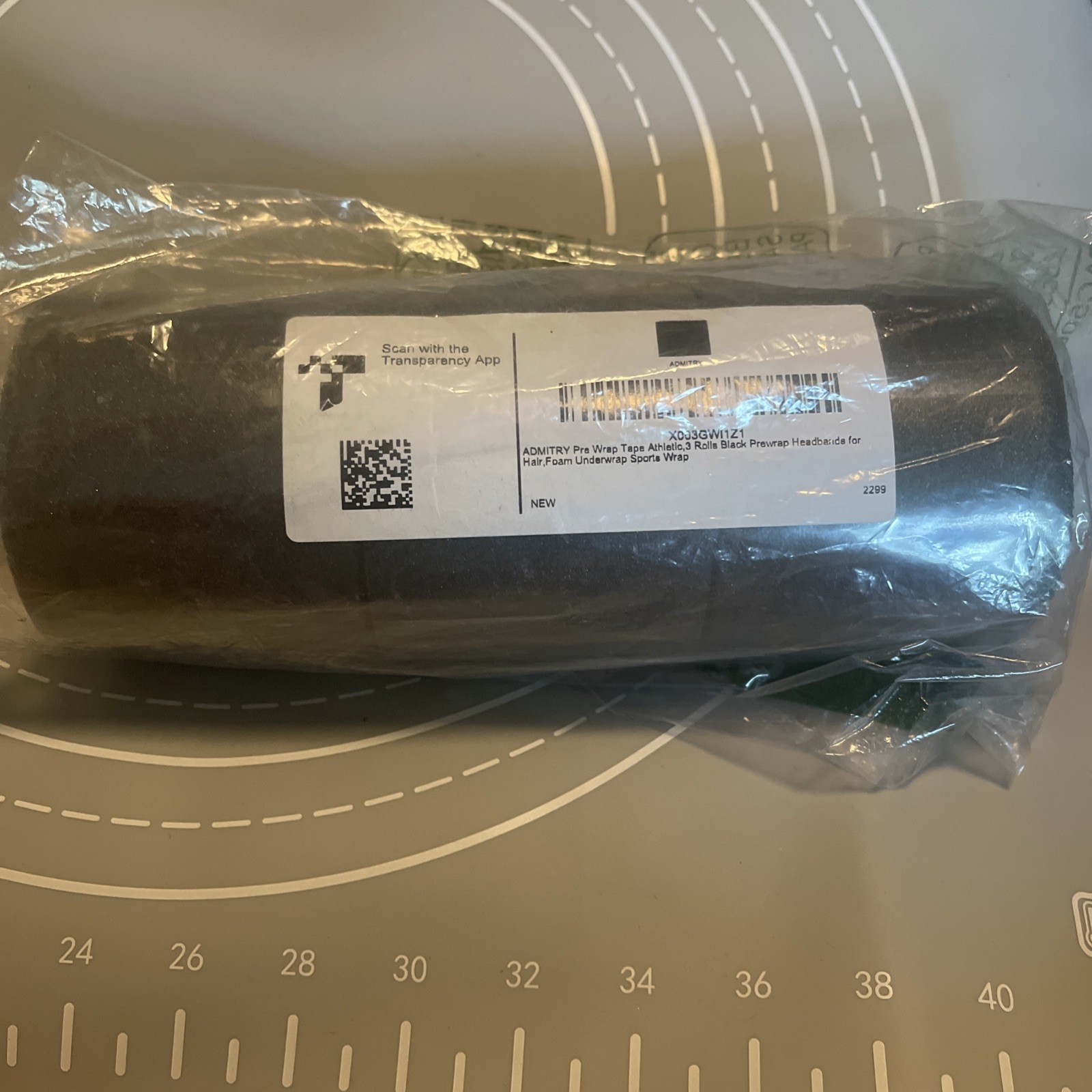Admit Pre Wrap Tape Athletic , Foam Underwrap, 3rolls