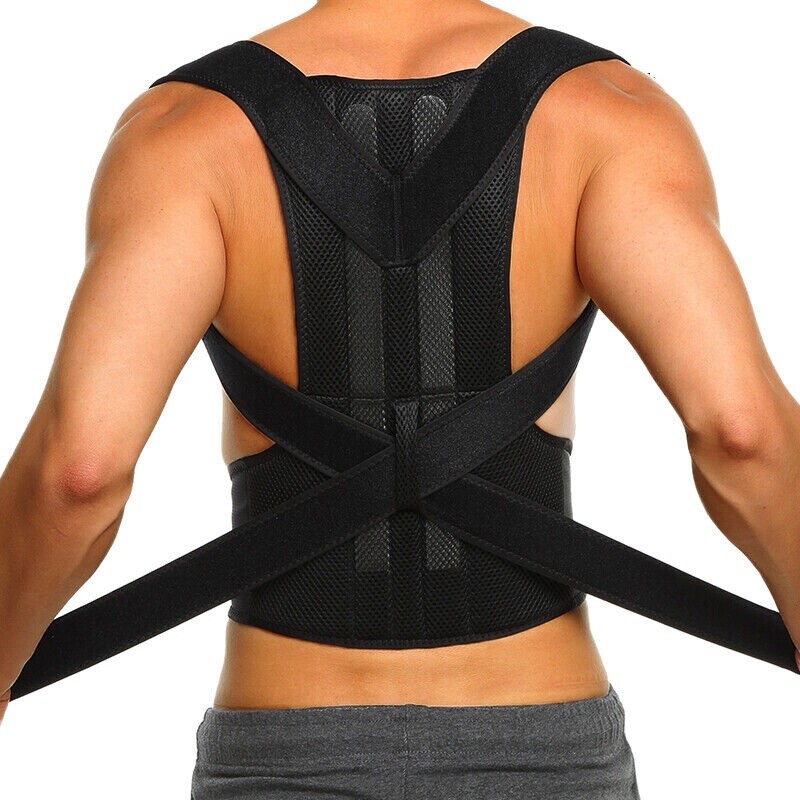 Back Posture Corrector Support Brace Thoracic Shoulder Belt Hunchback Kyphosis