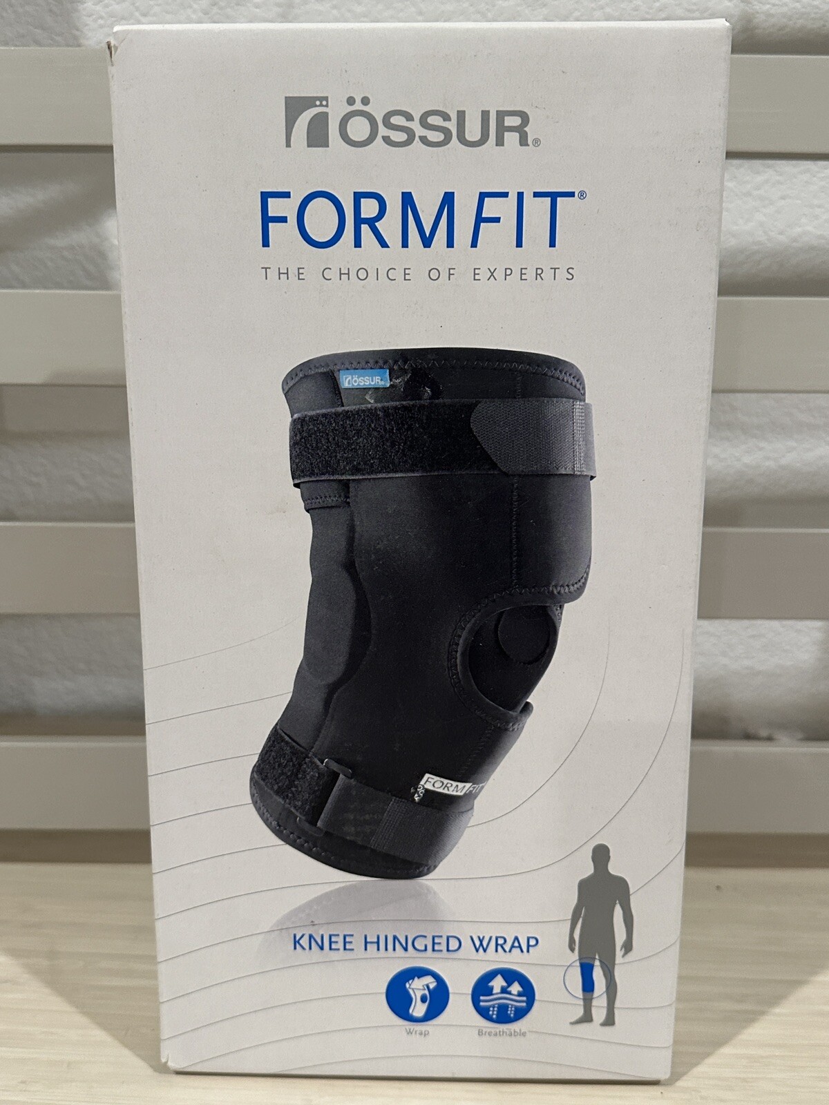 Ossur Formfit MCL Knee Brace Right MEDIUM With Single ROM Lateral Hinge Injuries