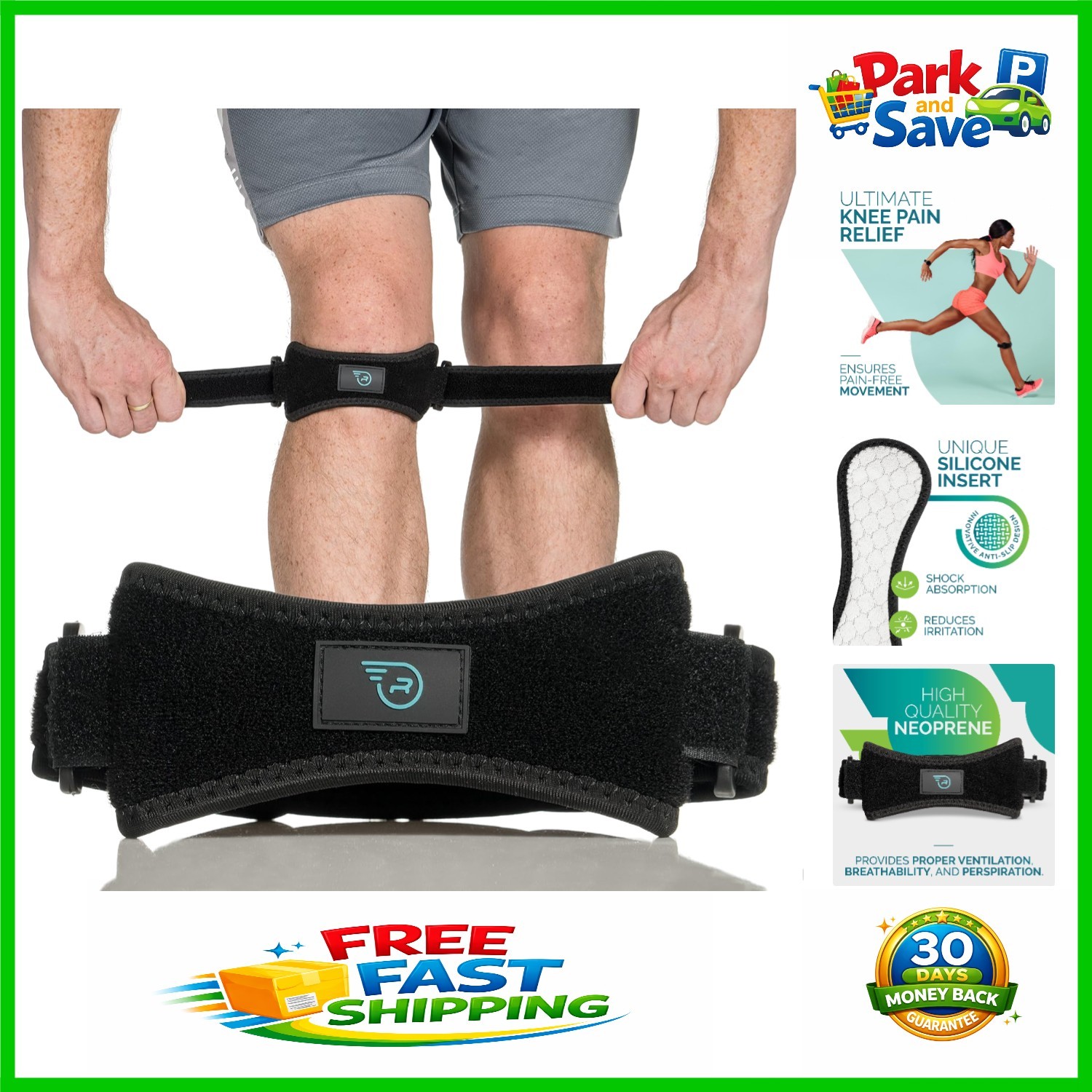 Adjustable Knee Brace Support for Arthritis & Active Lifestyles – Unisex Fit