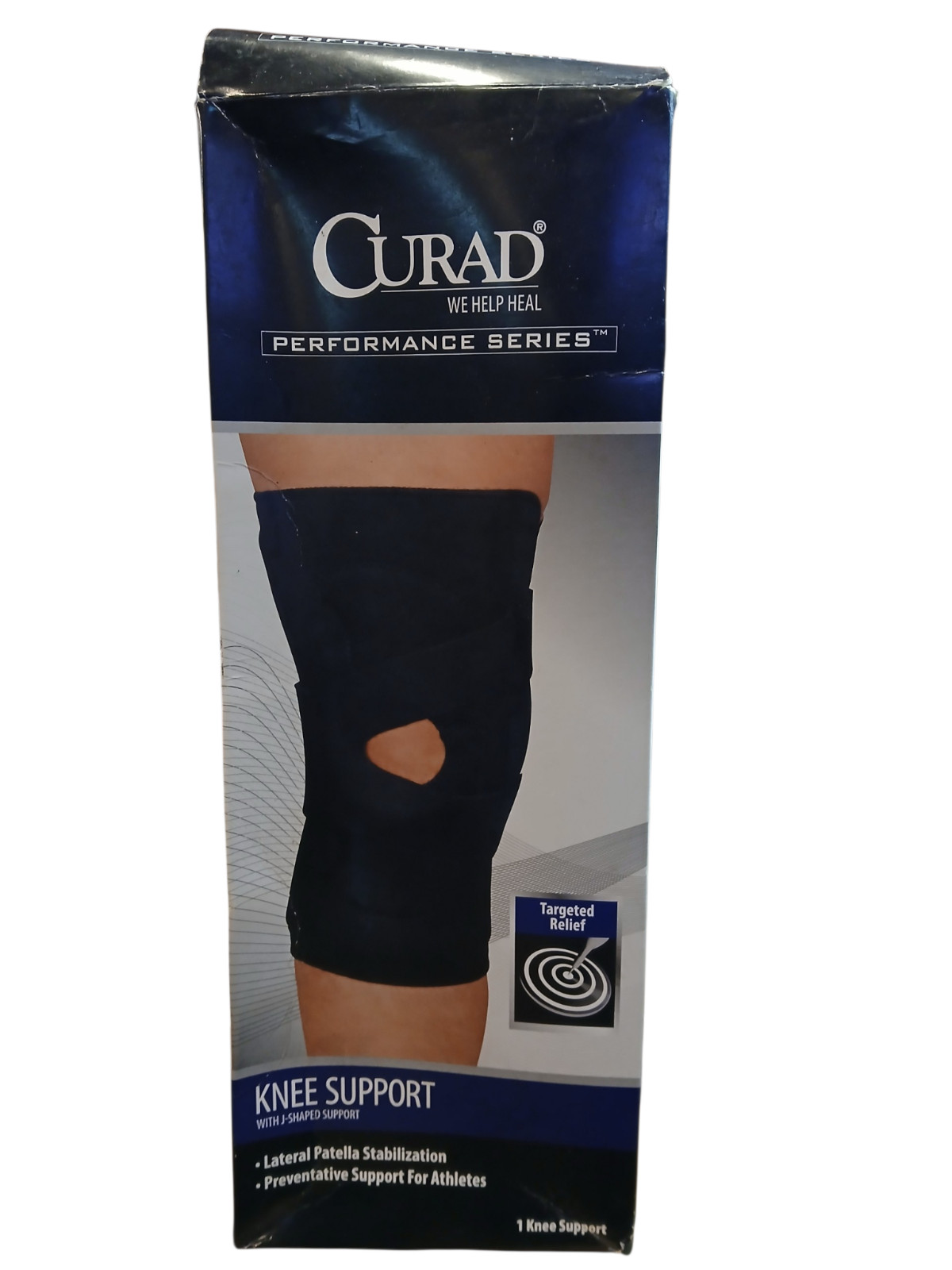 Curad Knee Support with J shaped Support Right Large size