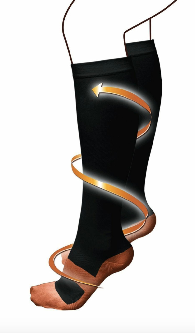 (4 Pairs) Compression Socks Stockings Graduated Support Men’s Women’s S-XXXL