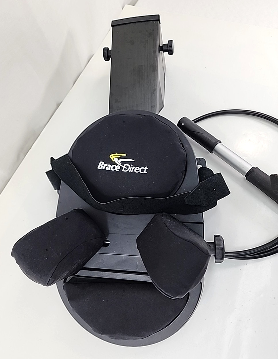 Brace Direct Cervical Neck Traction Unit – Black, Home Use Portable Posture Pump