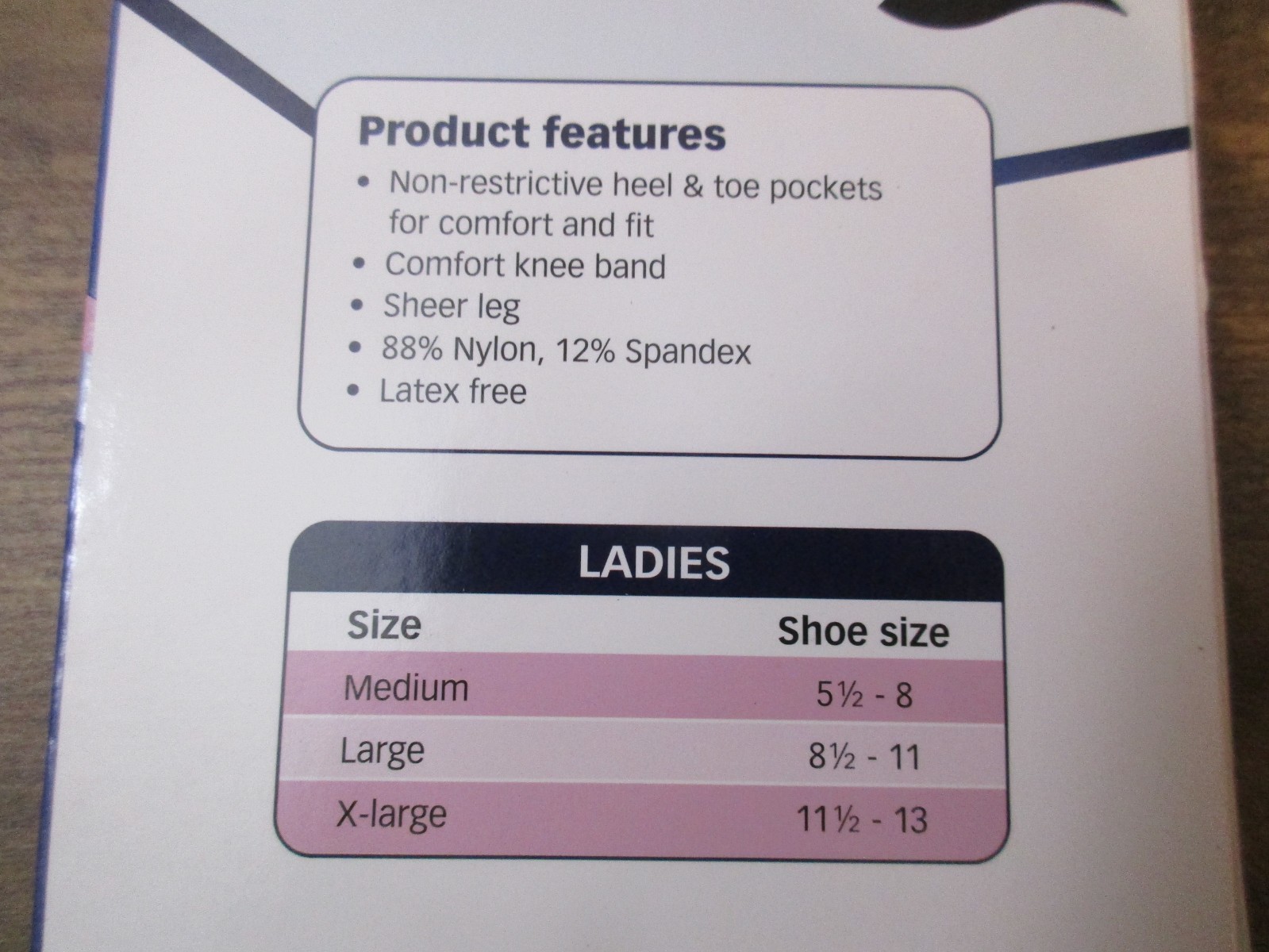 3 PAIRS Black Size S Knee High 8-15 mmHG Preventative Compression Socks