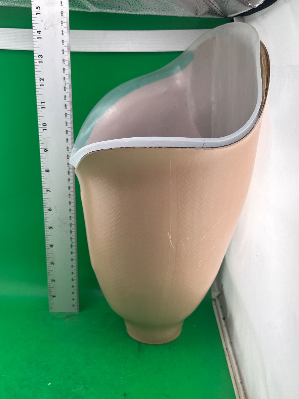 Right above knee prosthetic socket. Not for medical use