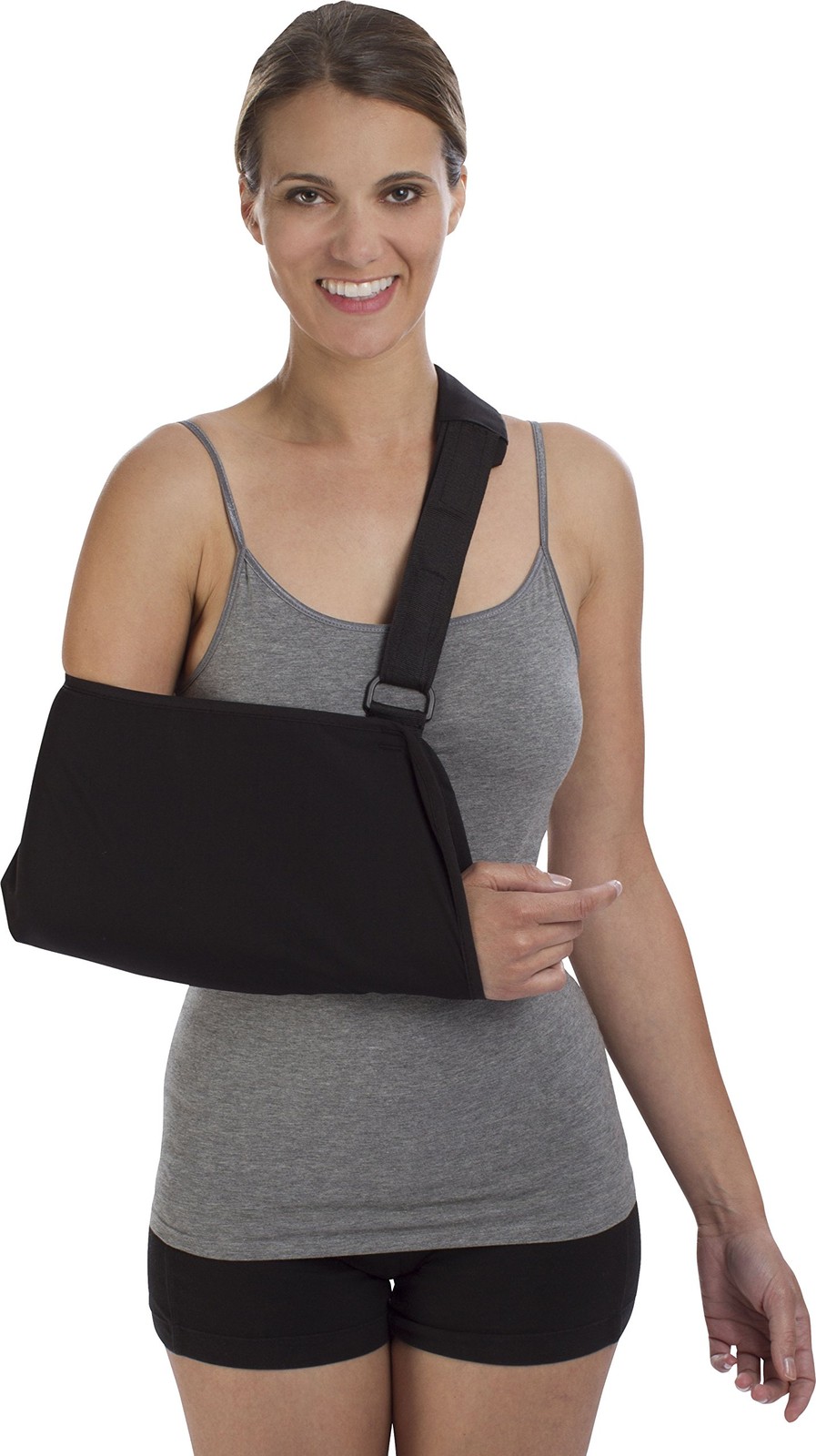 ProCare Deluxe Arm Sling Medium Beige Padded Shoulder Support for Arm Wrist Cast