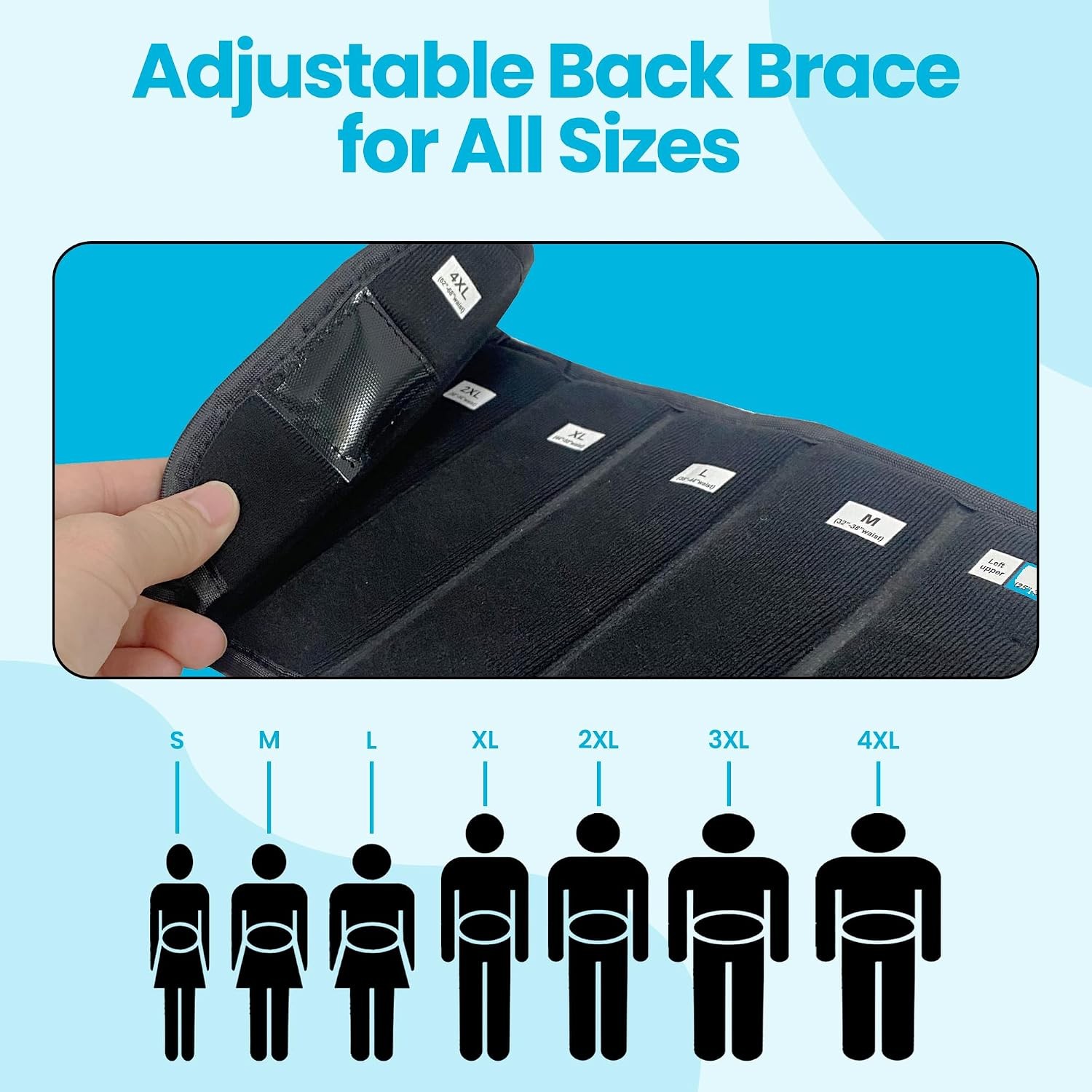 LSO Back Brace Orthopedic Lower Back Support for Women Men Herniated Disc Pain