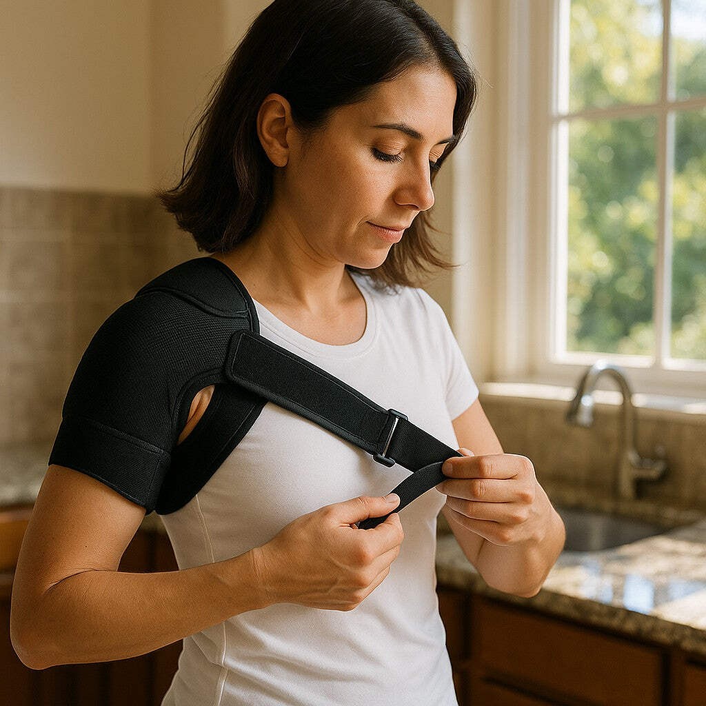 Shoulder Support Brace Large Adjustable Rotator Cuff