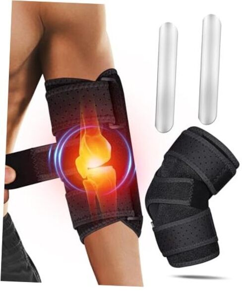 Elbow Brace for Cubital Tunnel, Ulnar Nerve Entrapment brace, One Size Black