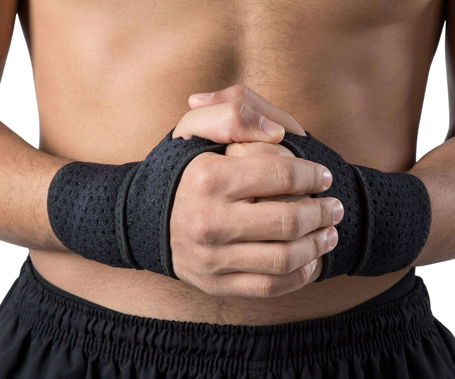 2 Pack Wrist Compression Strap and Wrist Brace Sport Wrist Support for Fitnes…